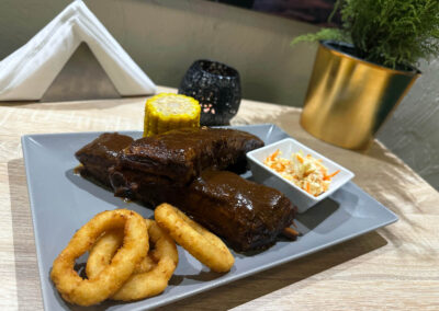 Żeberka BBQ lub Pieprzowe